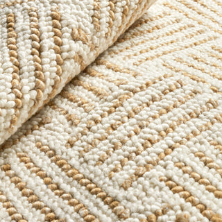 Layers Ochre Hand Hooked Wool Rug - DA2213 - 10x14