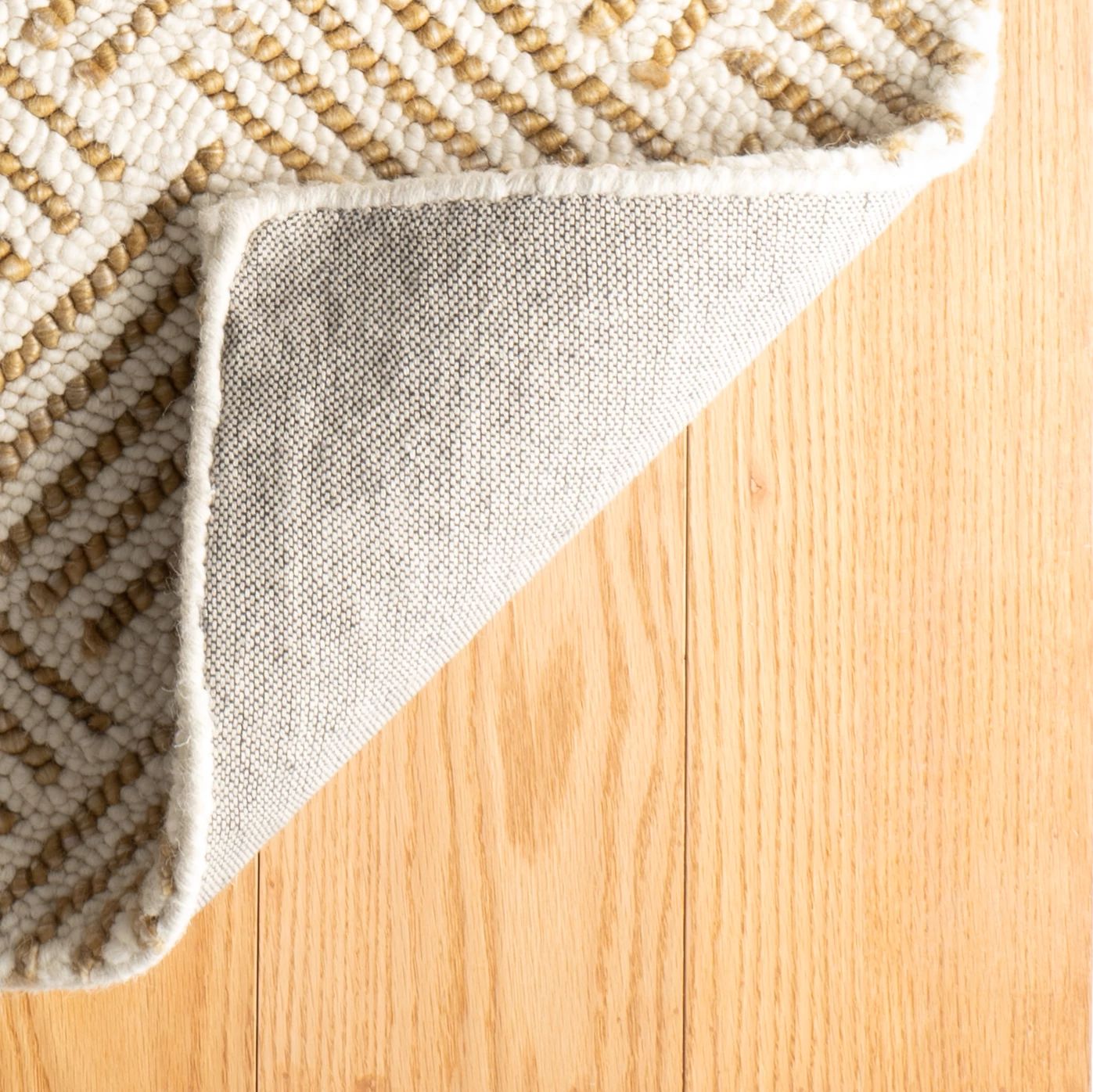Layers Ochre Hand Hooked Wool Rug - DA2213 - 10x14
