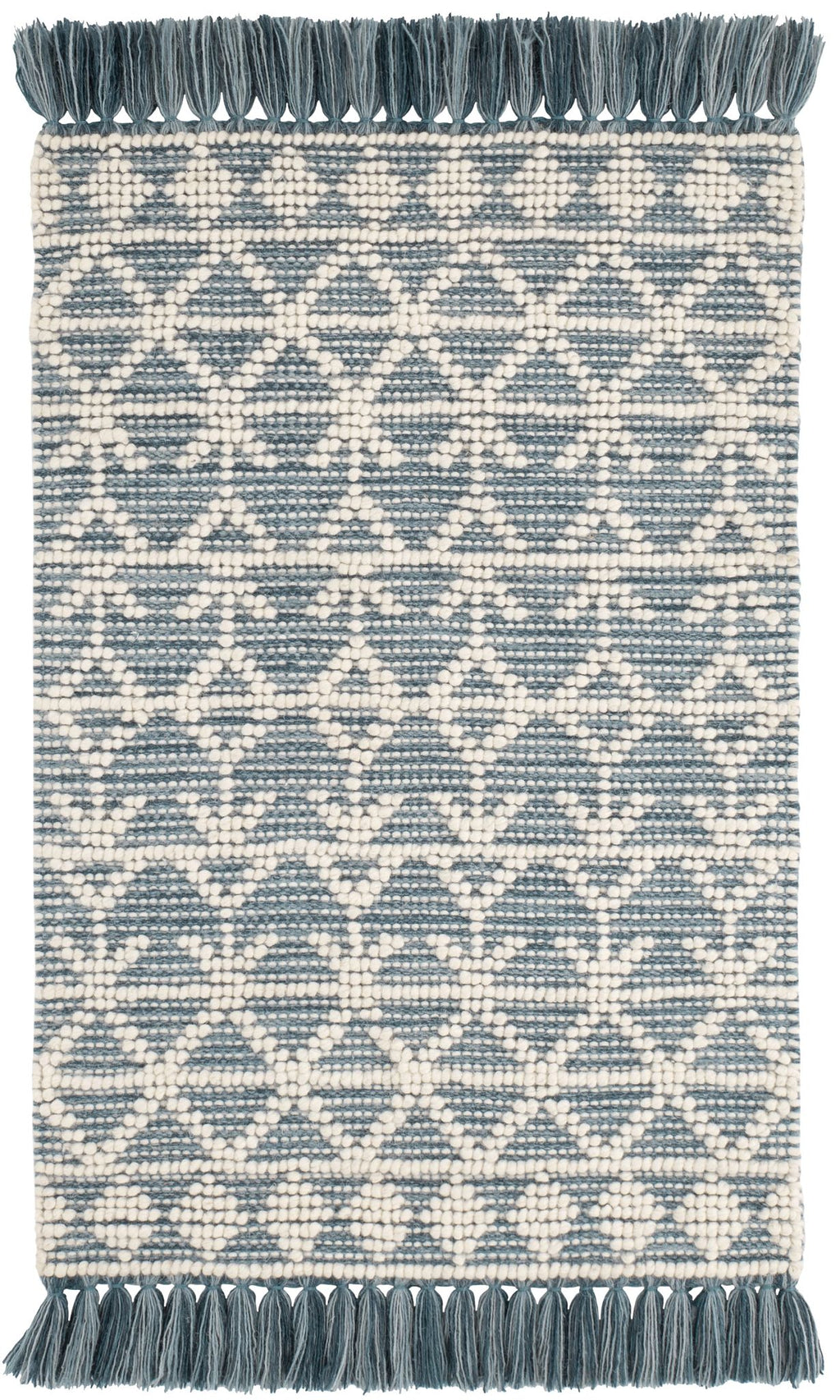 Pembrook Blue Handwoven Wool Rug - DA2215 - 10x14