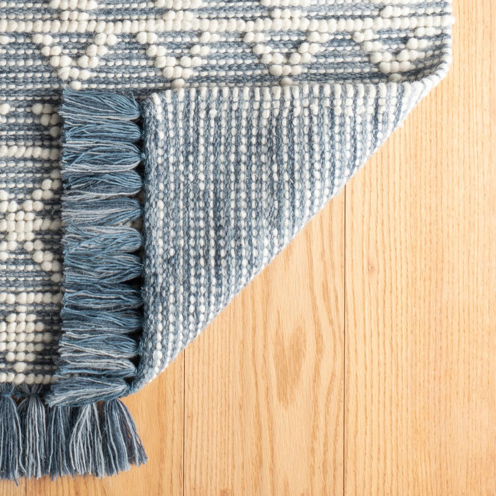 Pembrook Blue Handwoven Wool Rug - DA2215 - 9x12