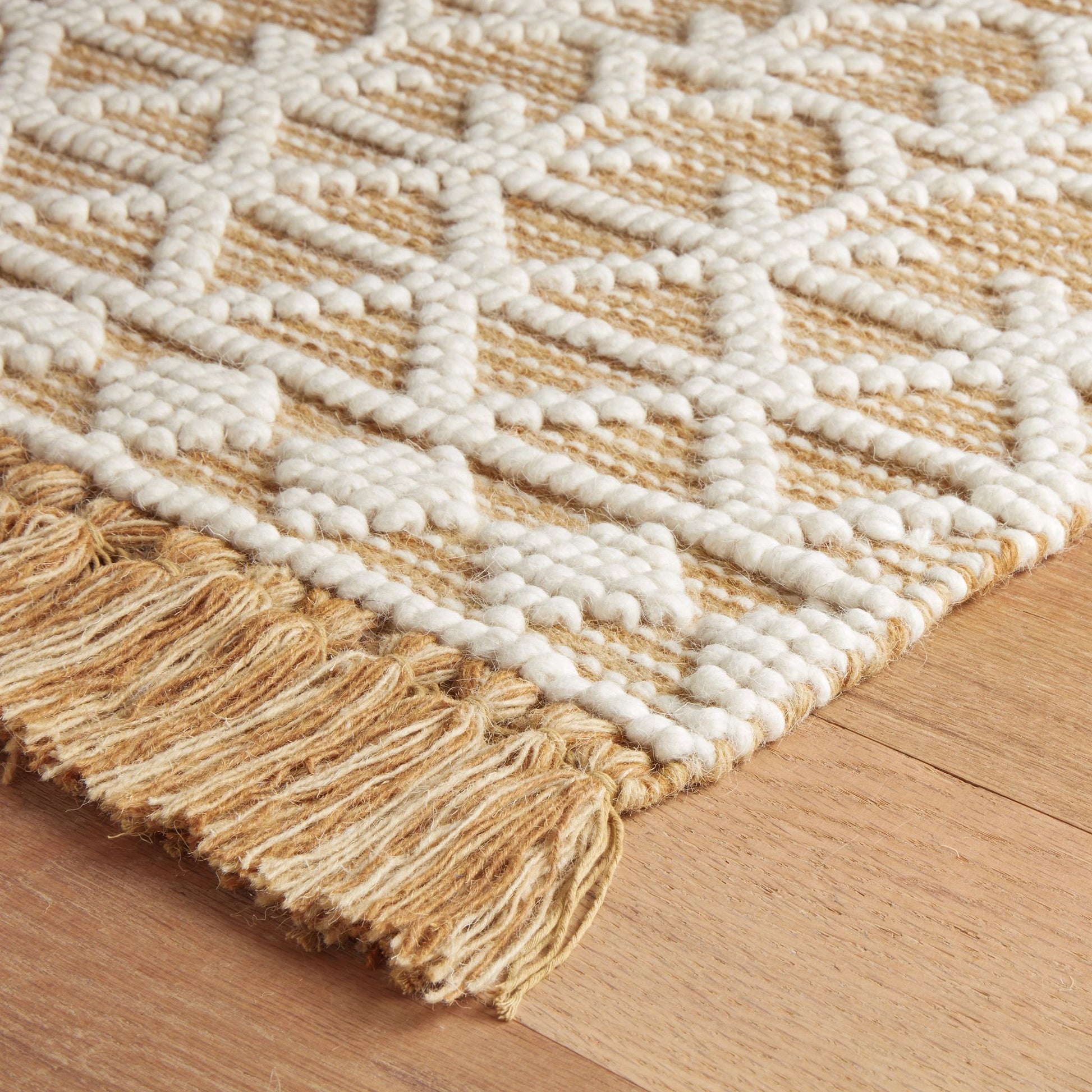 Pembrook Ochre Handwoven Wool Rug - DA2217 - 10x14