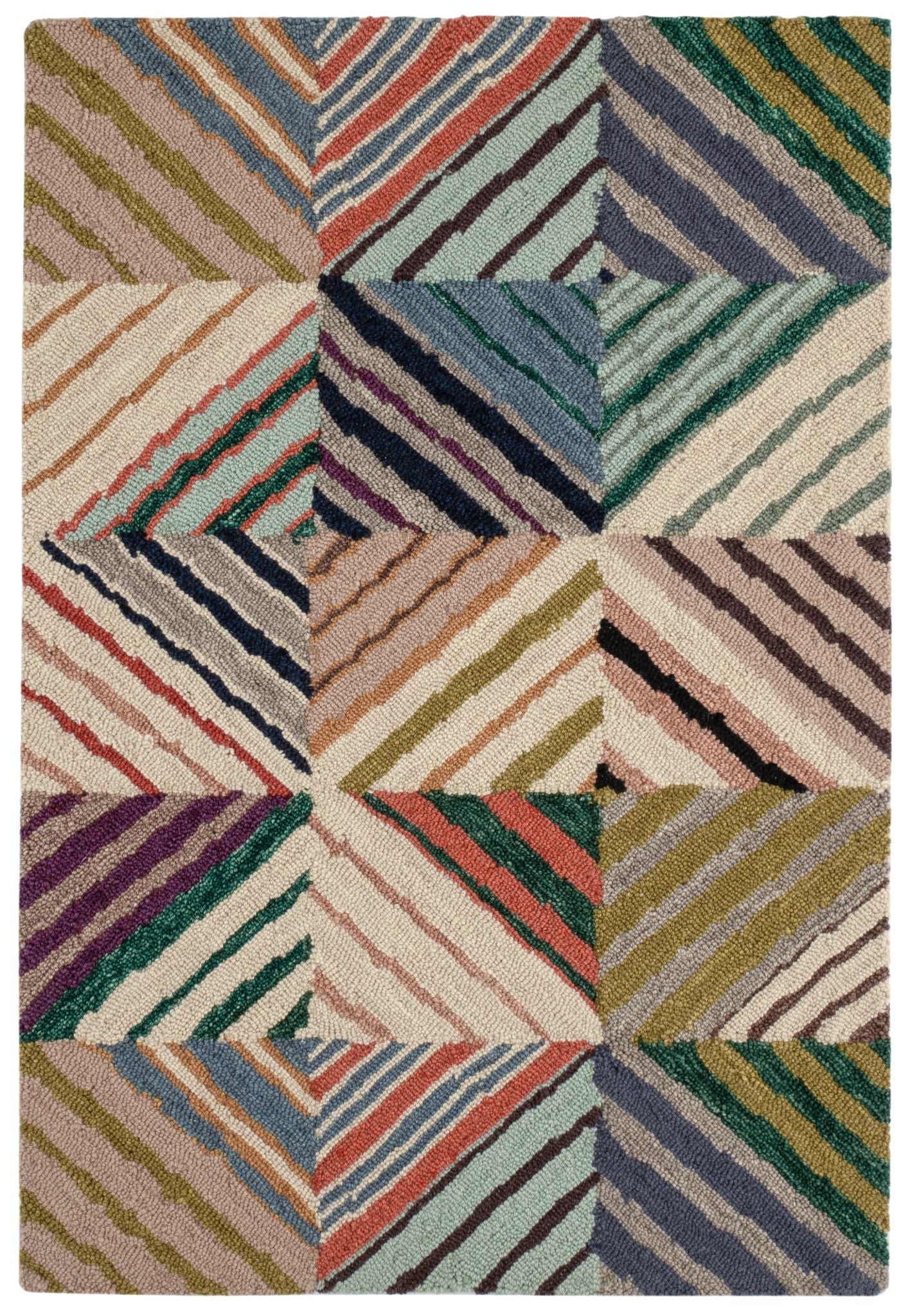 Potter Multi Hand Micro Hooked Wool Rug - DA2218 - 10x14