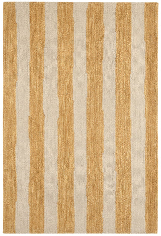 Silas Stripe Gold Hand Micro Hooked Wool Rug - DA2219 - 10x14