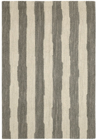 Silas Stripe Grey Hand Micro Hooked Wool Rug - DA2220 - 10x14