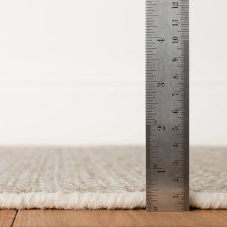 Honeycomb Natural Handwoven Wool Rug - DA2231 - 10x14