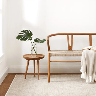 Honeycomb Natural Handwoven Wool Rug - DA2231 - 10x14