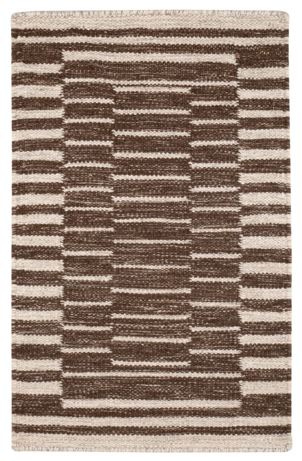 Heights Natural Handwoven Wool Rug - DA2259 - 10x14