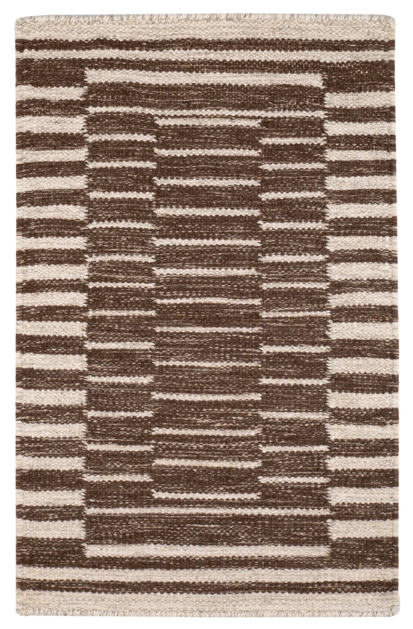 Heights Natural Handwoven Wool Rug - DA2259 - 10x14