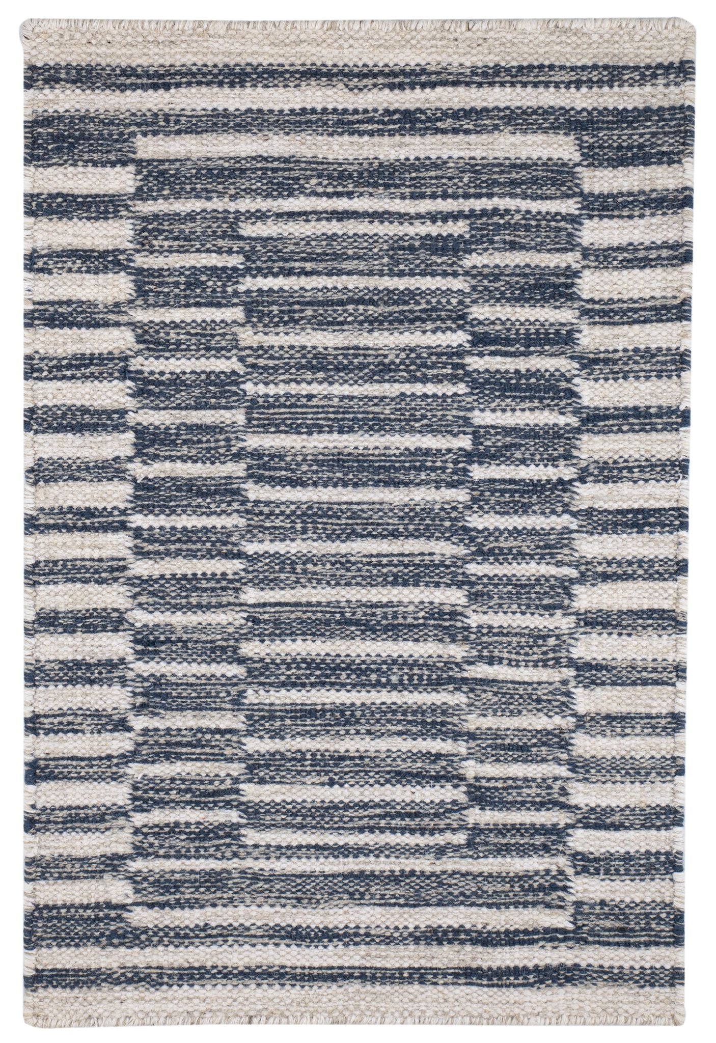 Heights Denim Handwoven Wool Rug - DA2260 - 10x14