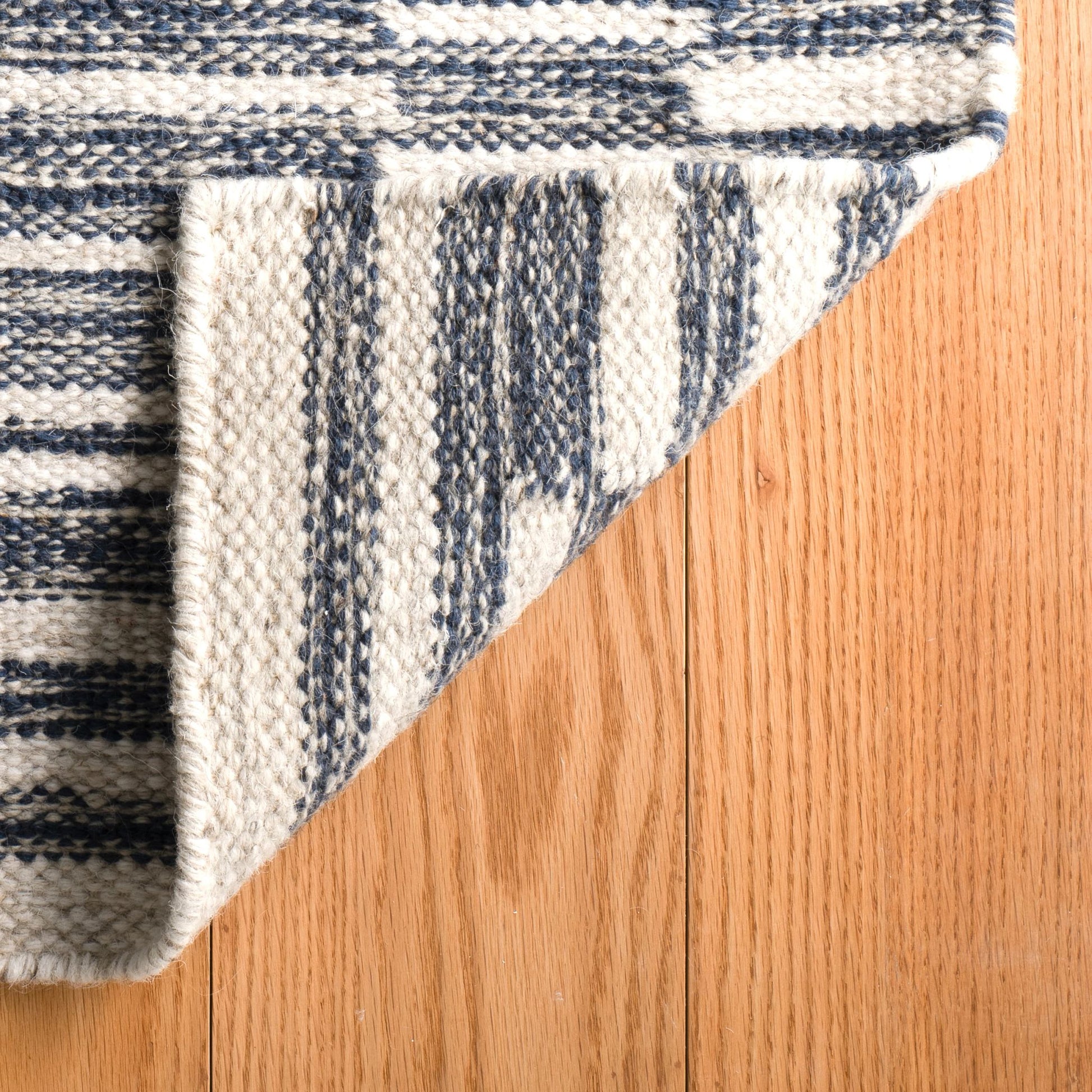 Heights Denim Handwoven Wool Rug - DA2260 - 10x14