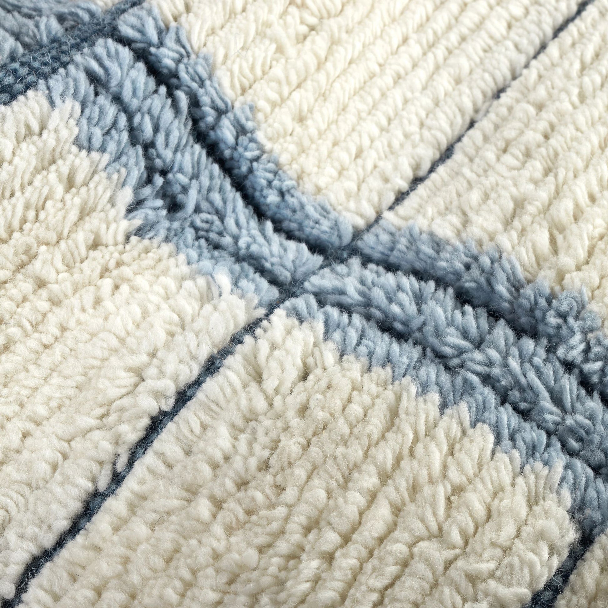 Tory Pewter Blue Hand Knotted Wool Rug - DA2280 - 10x14