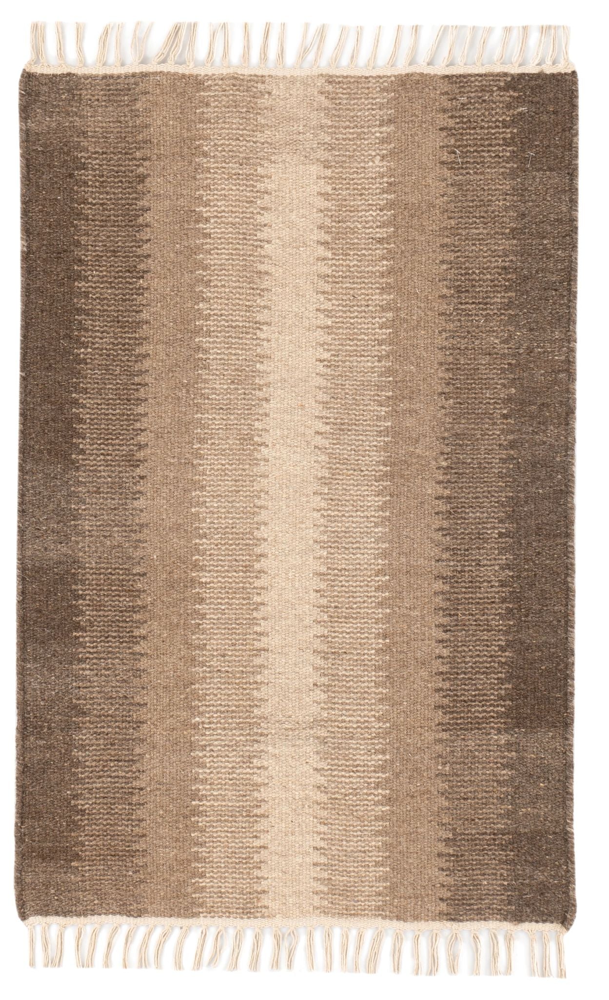 Ronan Ikat Natural Handwoven Wool Rug - DA2281 - 10x14
