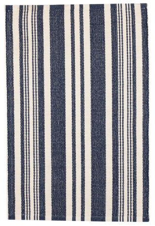 Irving Stripe Ivory Handwoven Cotton Rug - DA2284 - 10x14