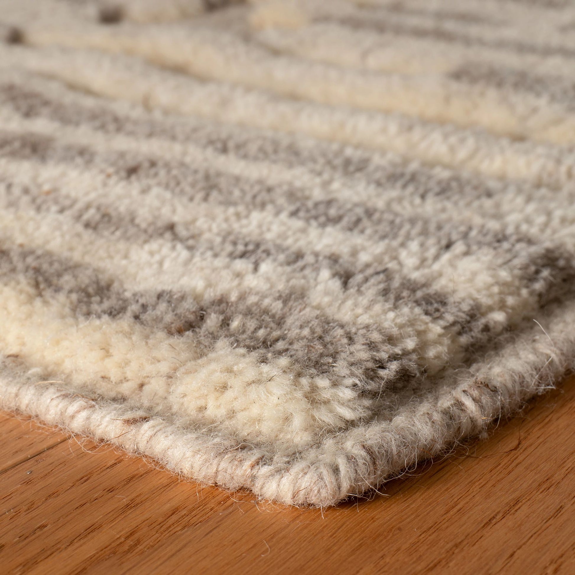 Hicks Natural Hand Knotted Wool Rug - DA2303 - 10x14