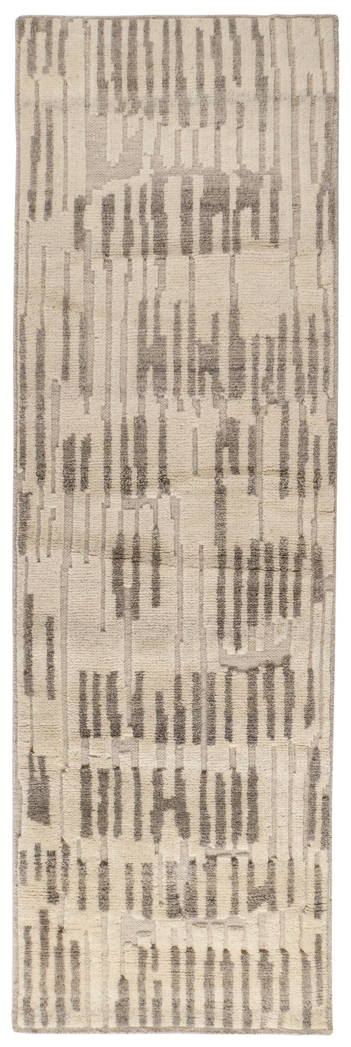 Hicks Natural Hand Knotted Wool Rug - DA2303 - Runner-2.5x8