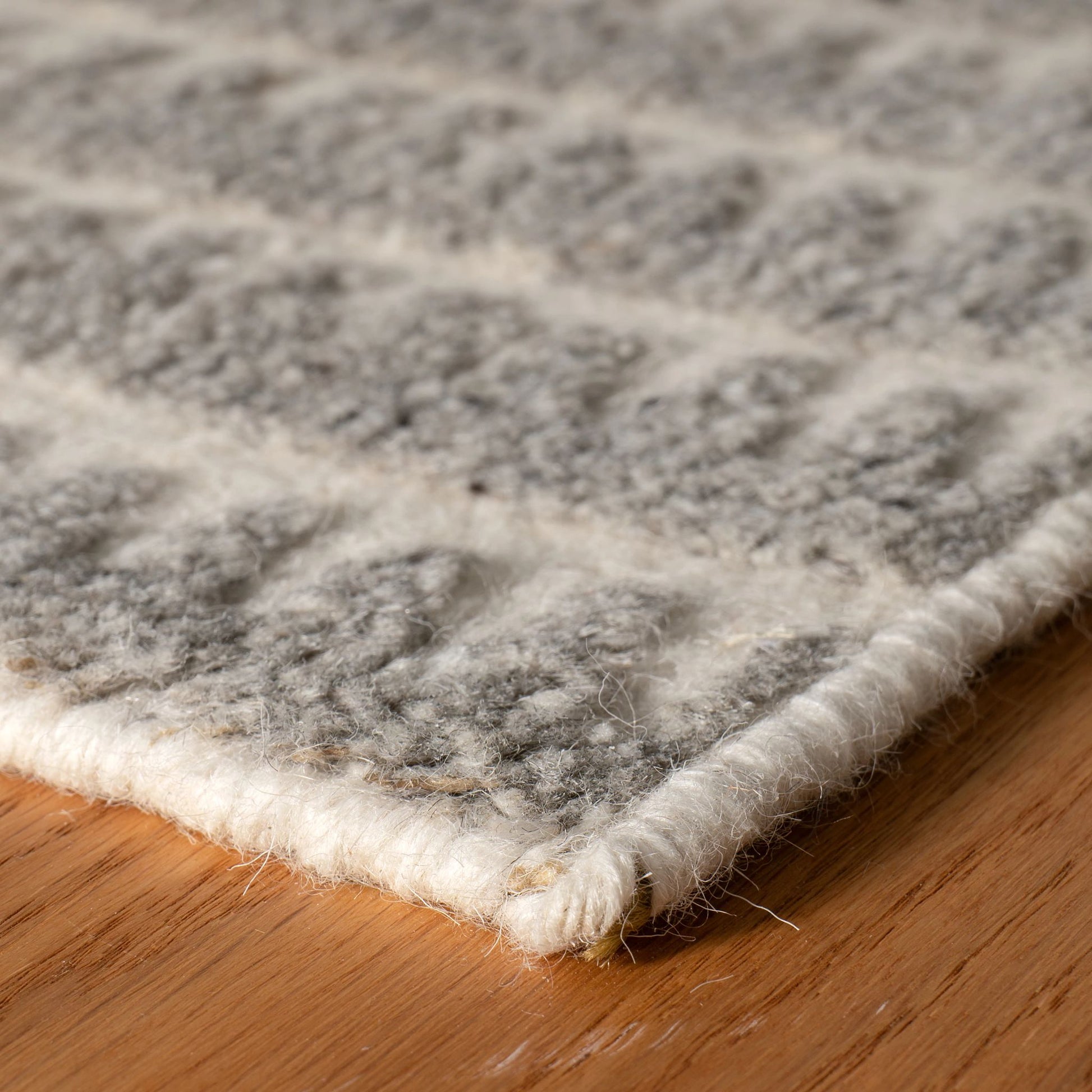 Whitby Grey Hand Knotted Wool Rug - DA2304 - 10x14