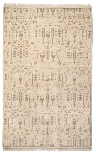 Dara Cream Hand Knotted Wool Rug - DA2306 - 10x14