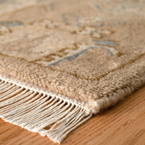 Ashby Taupe Hand Knotted Wool Rug - DA2307 - 10x14