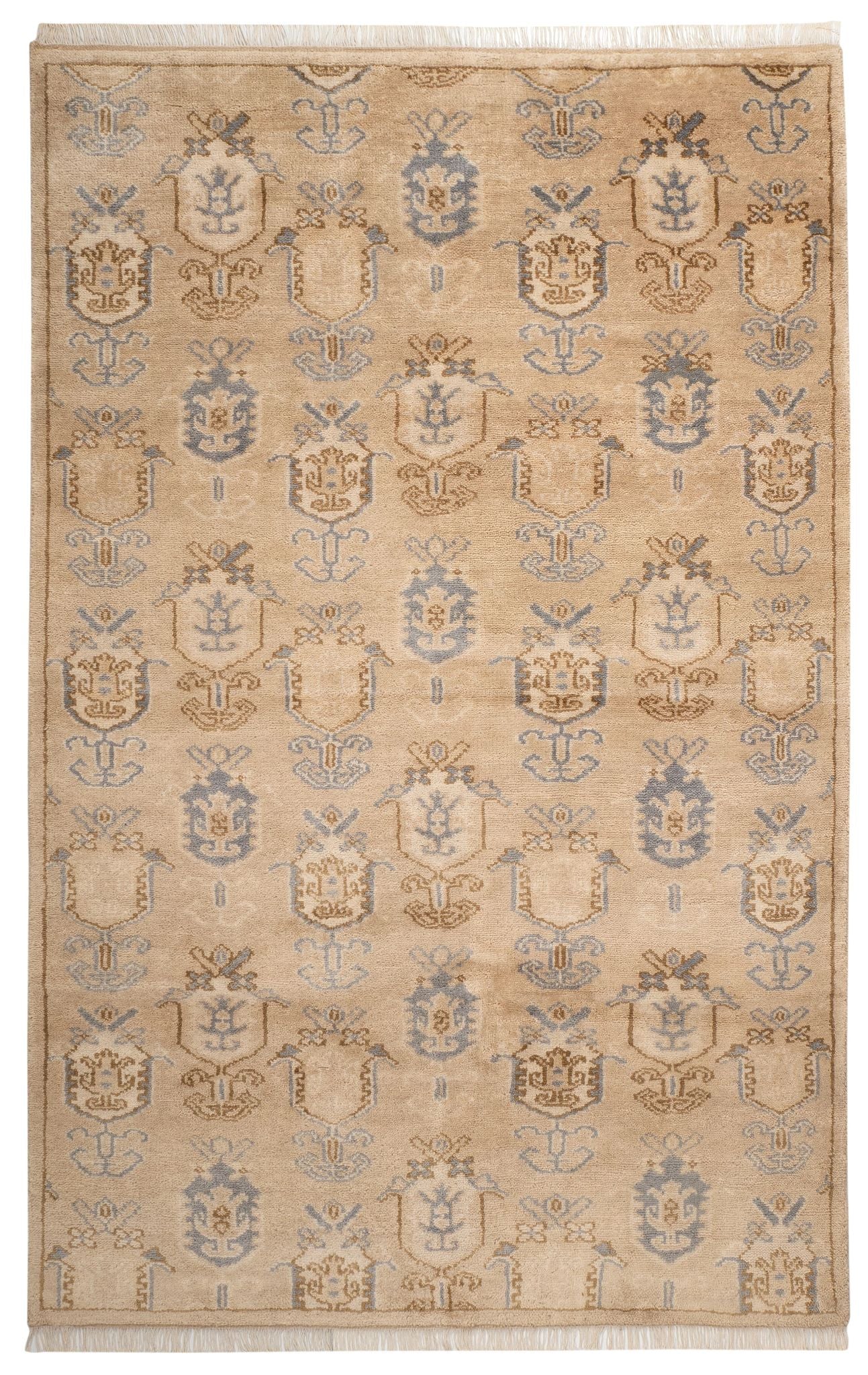 Ashby Taupe Hand Knotted Wool Rug - DA2307 - 10x14