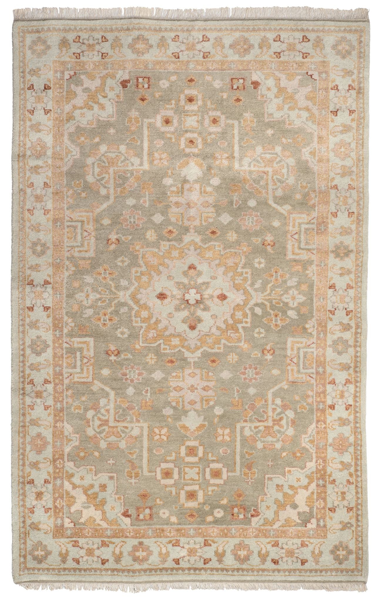 Kendra Sky Hand Knotted Wool Rug - DA2308 - 10x14
