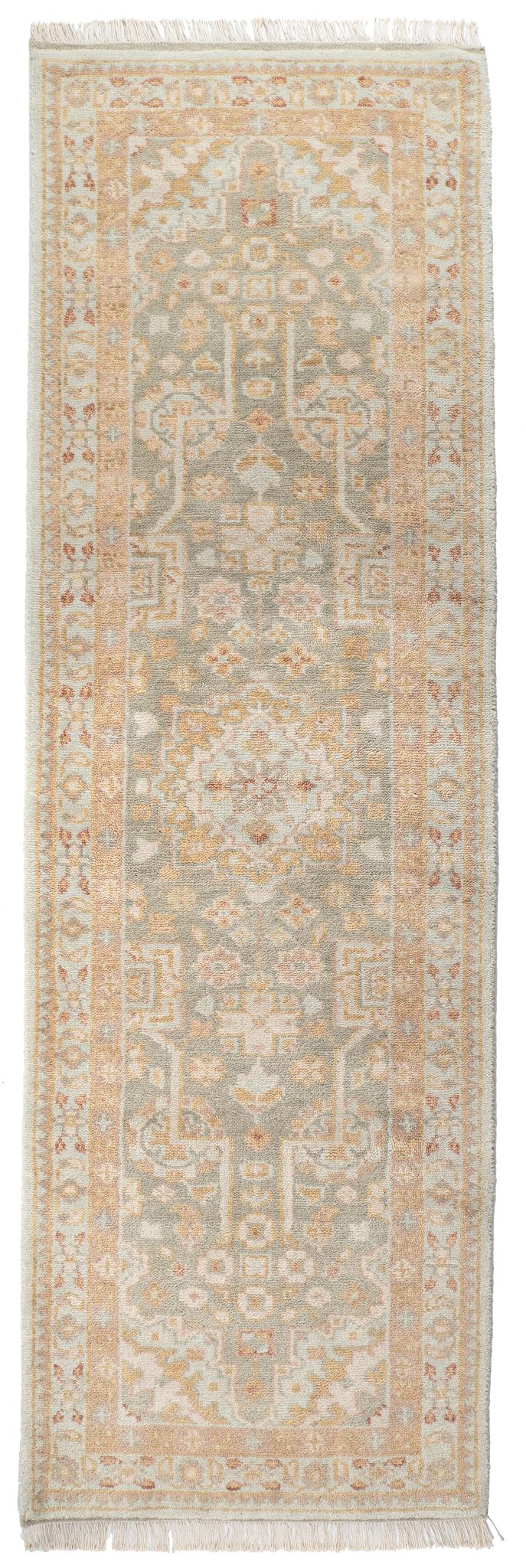 Kendra Sky Hand Knotted Wool Rug - DA2308 - Runner-2.5x8