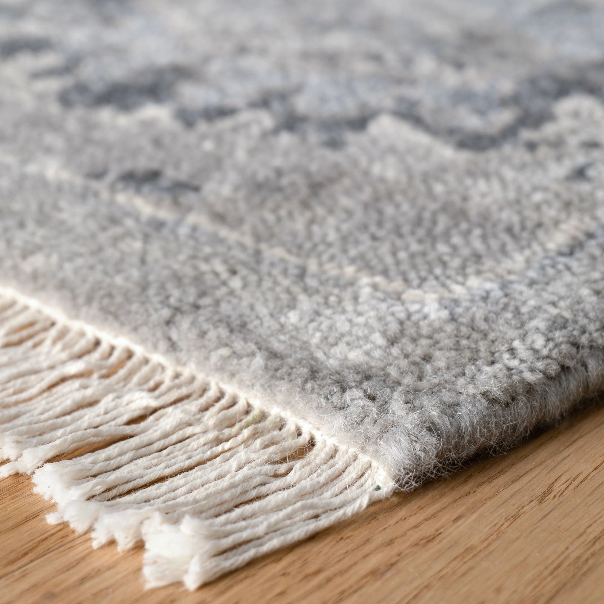 Lila Grey Hand Knotted Wool Rug - DA2309 - 10x14