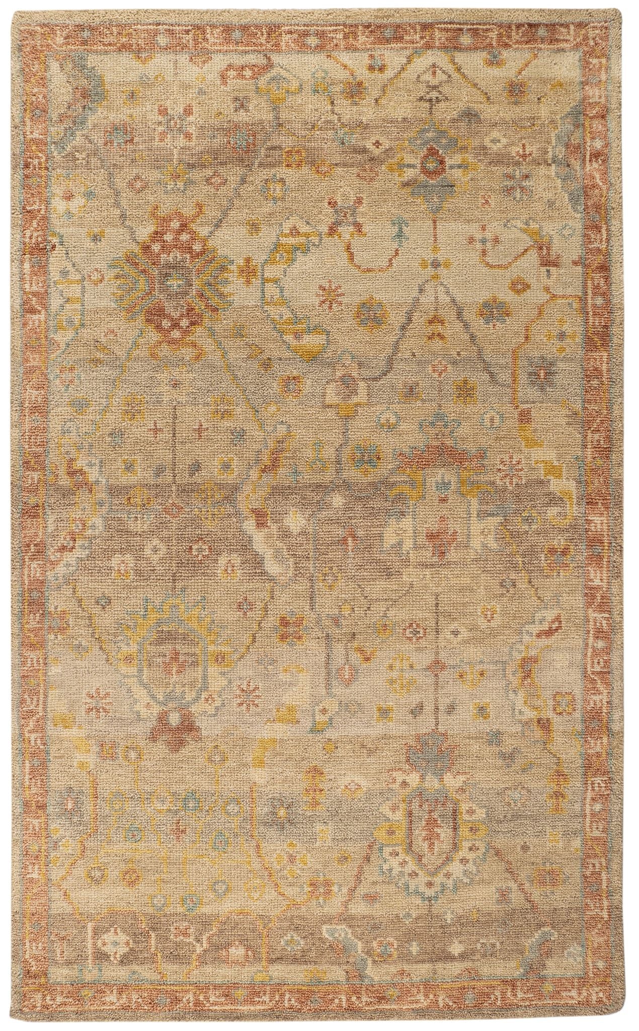 Nora Natural Hand Knotted Wool Rug - DA2310 - 10x14