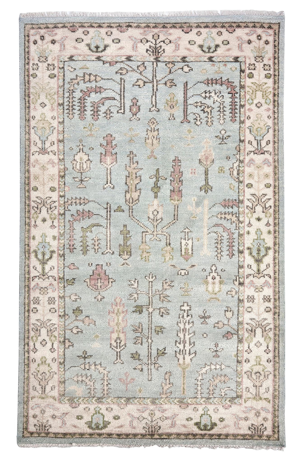 Athens Sky Hand Knotted Wool Rug - DA2312 - 10x14