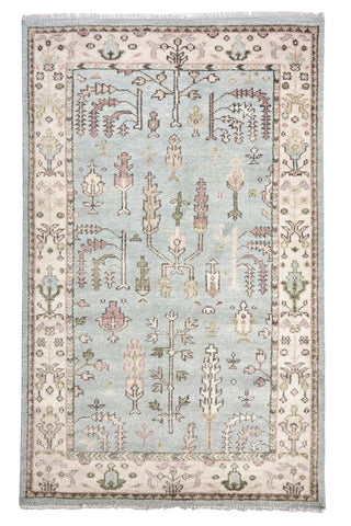 Athens Sky Hand Knotted Wool Rug - DA2312 - 10x14