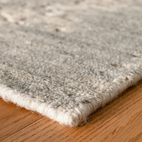 Bennett Grey Handwoven Wool Rug - DA2315 - 10x14
