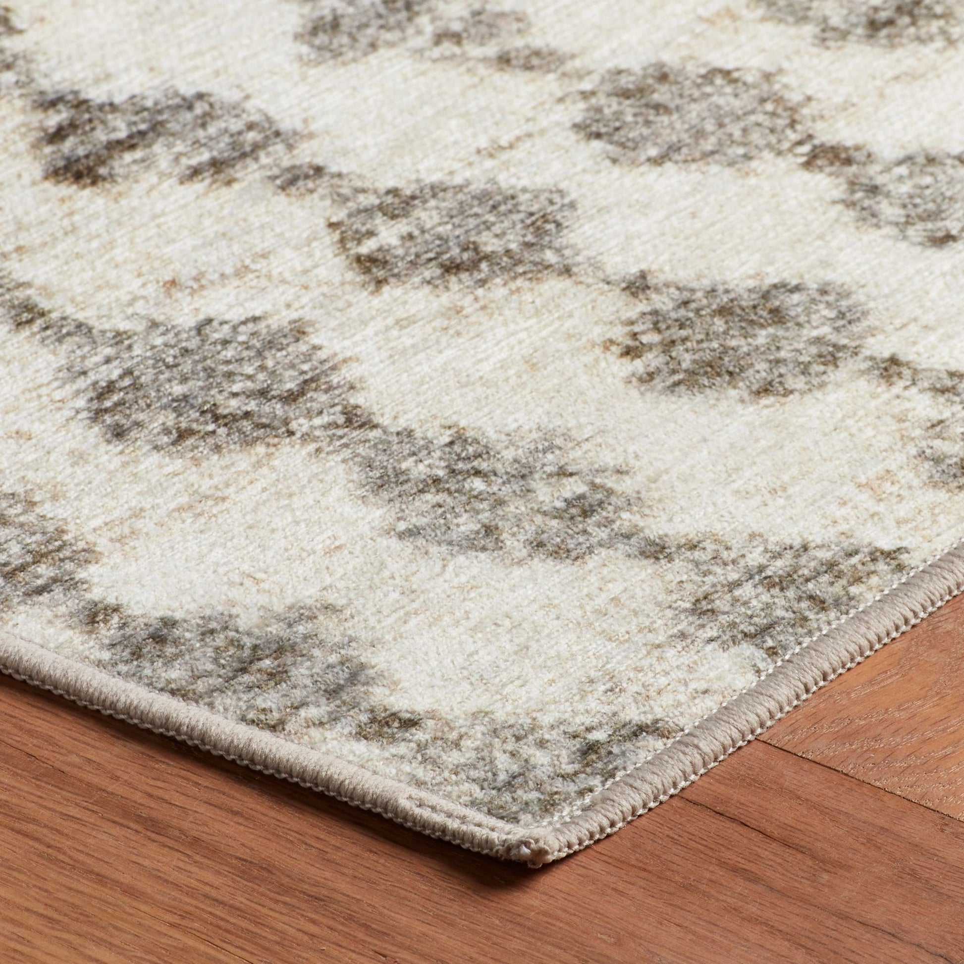 Izzy Grey Machine Washable Rug - DA2318 - 8x10