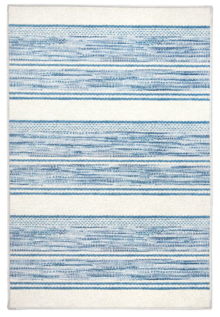 Ellington Stripe Blue Machine Washable Rug - DA2339 - 8x10