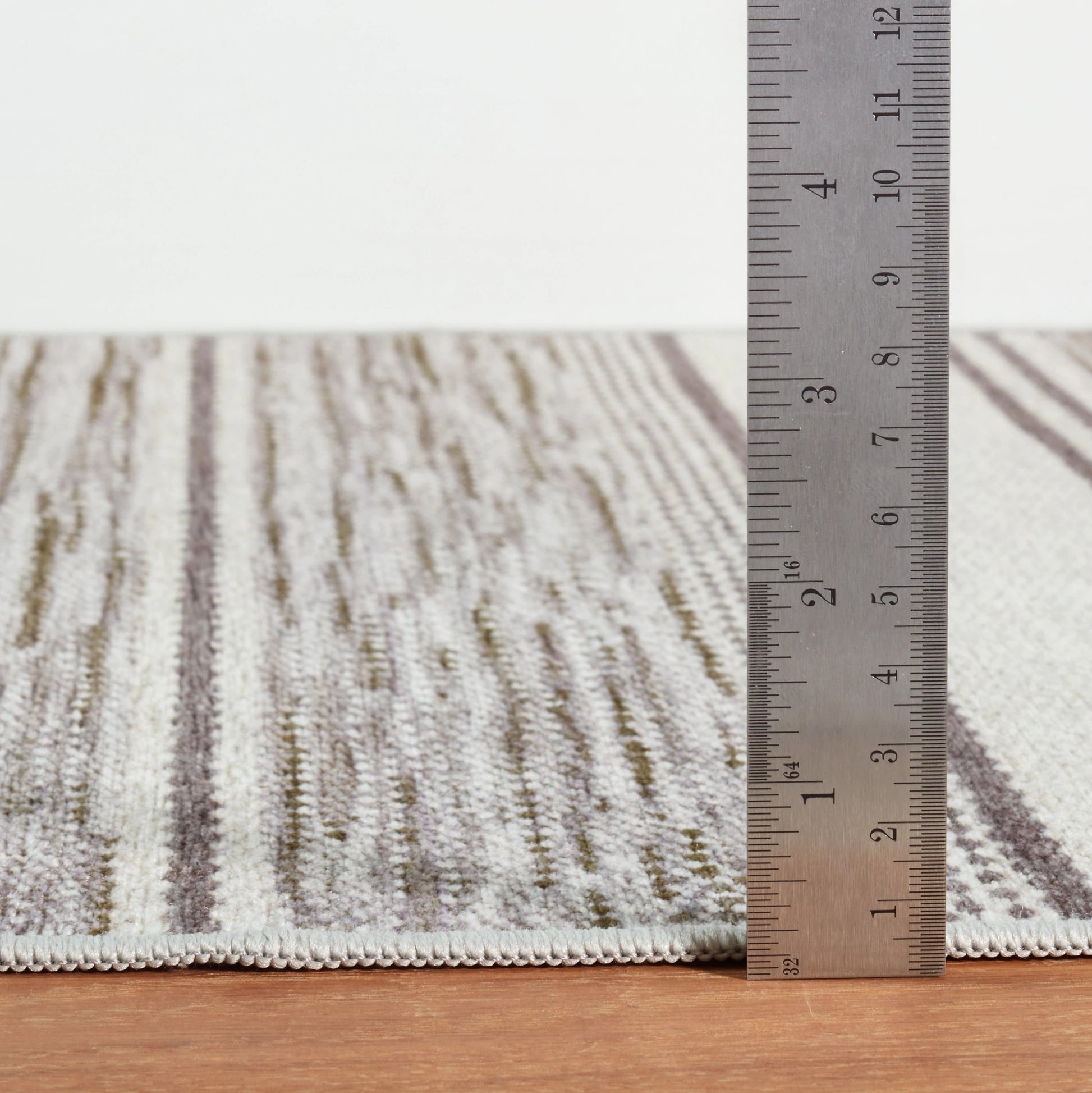 Ellington Stripe Grey Machine Washable Rug - DA2340 - 8x10