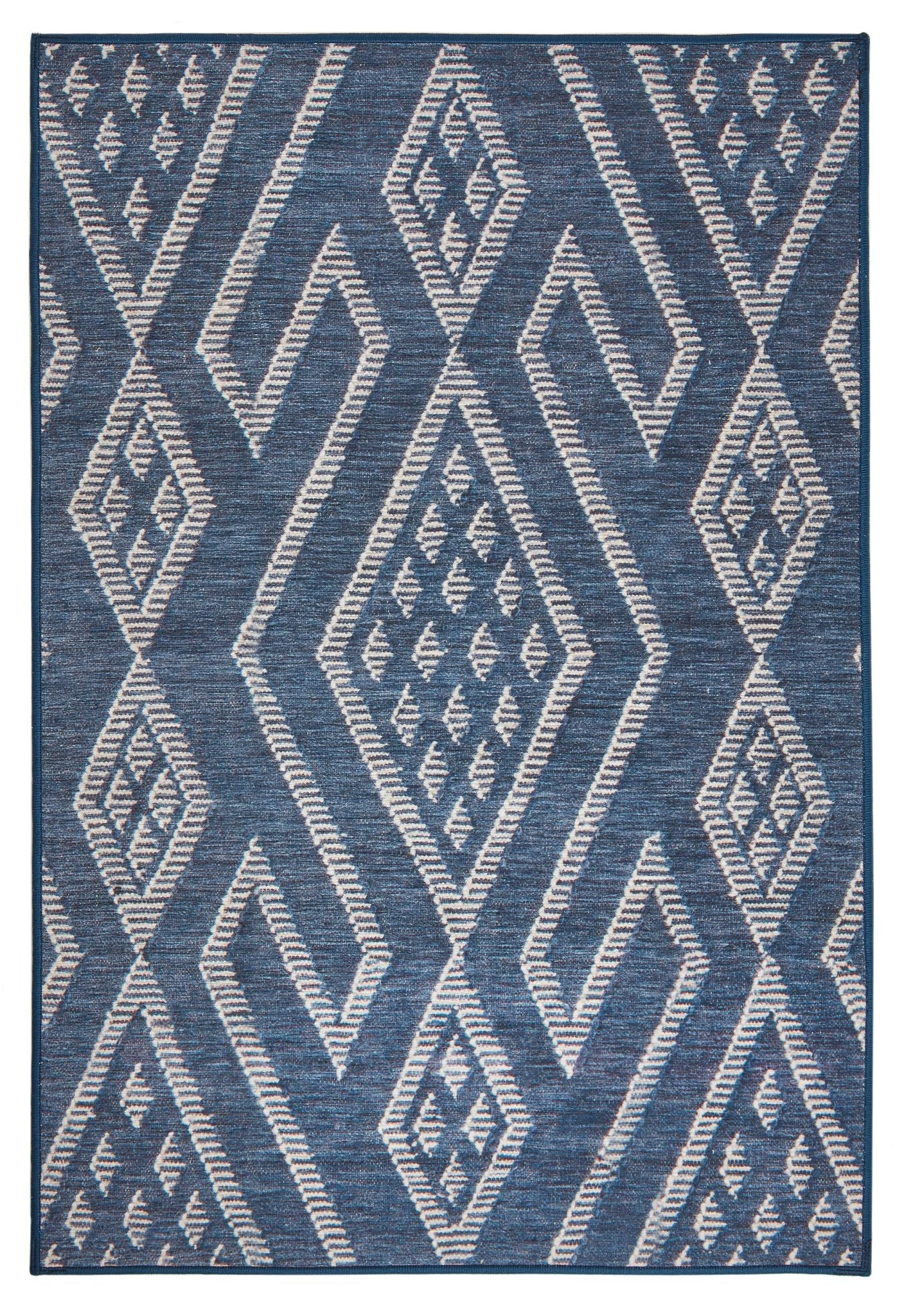 Guthrie Navy Machine Washable Rug - DA2344 - 8x10