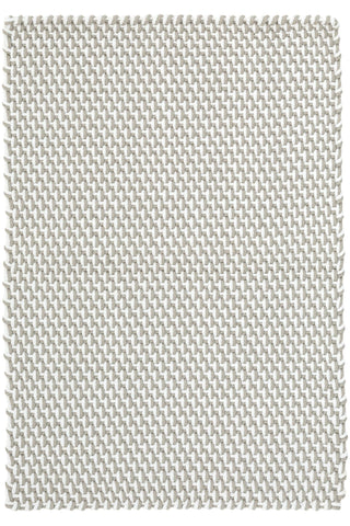 Two-Tone Rope Platinum/White Handwoven Indoor/Outdoor Rug - DA410 - Runner-2.5x18