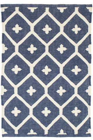 Elizabeth Navy Handwoven Indoor/Outdoor Rug - DA771 - 10x14