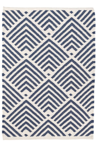 Cleo Navy Handwoven Indoor/Outdoor Rug - DA772 - 10x14