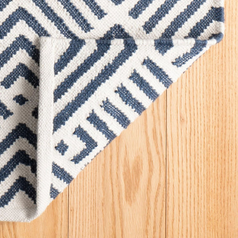Cleo Navy Handwoven Indoor/Outdoor Rug - DA772 - 10x14