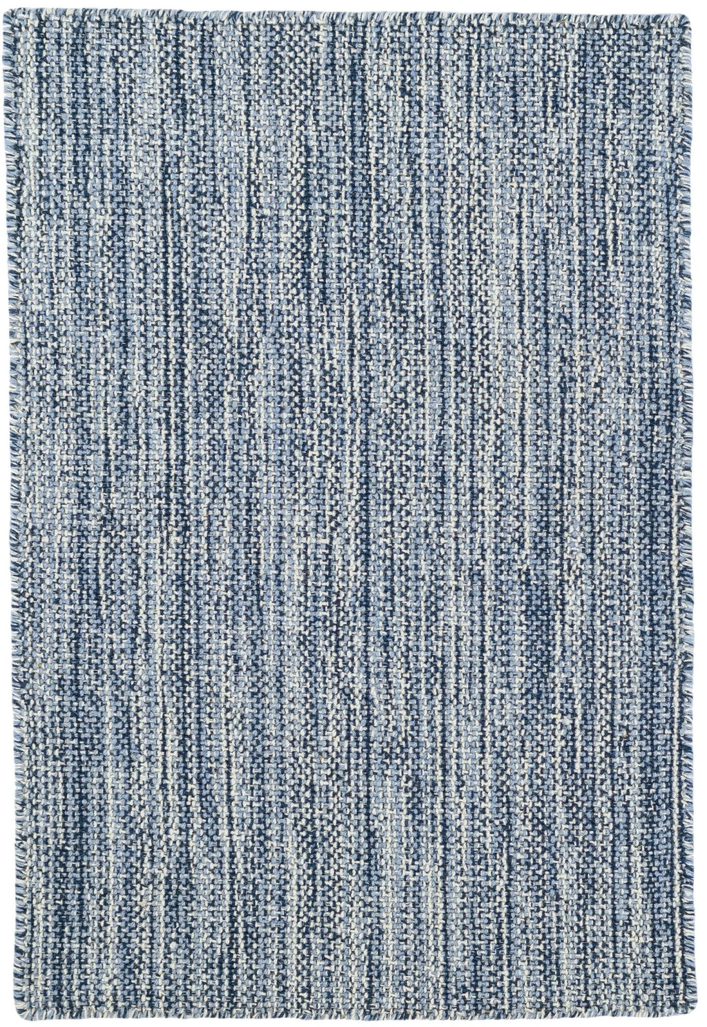 Bella Navy Handwoven Wool Rug - DA783 - 10x14