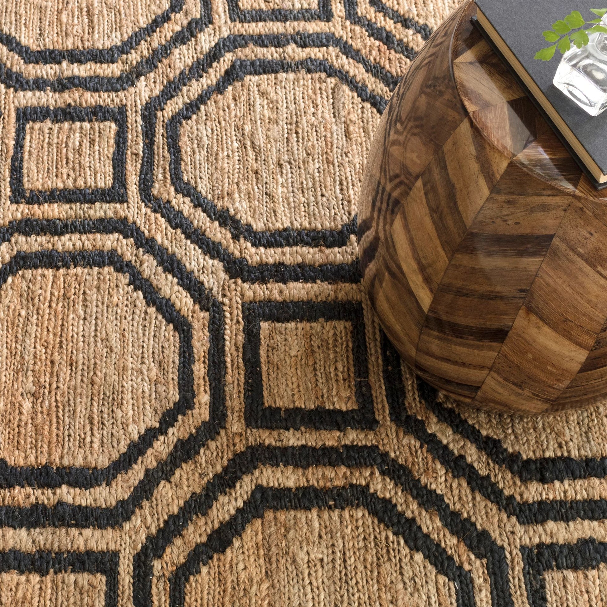 Hexile Hand Knotted Jute Rug - DA798 - 10x14