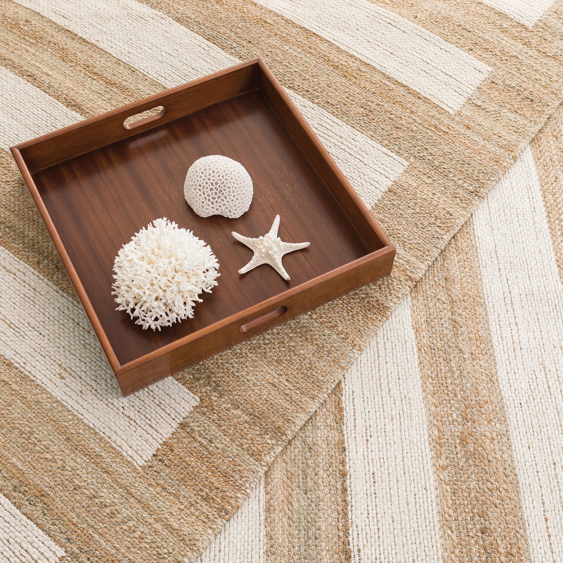 Milo Ivory Handwoven Jute/Cotton Rug - DA802 - 10x14