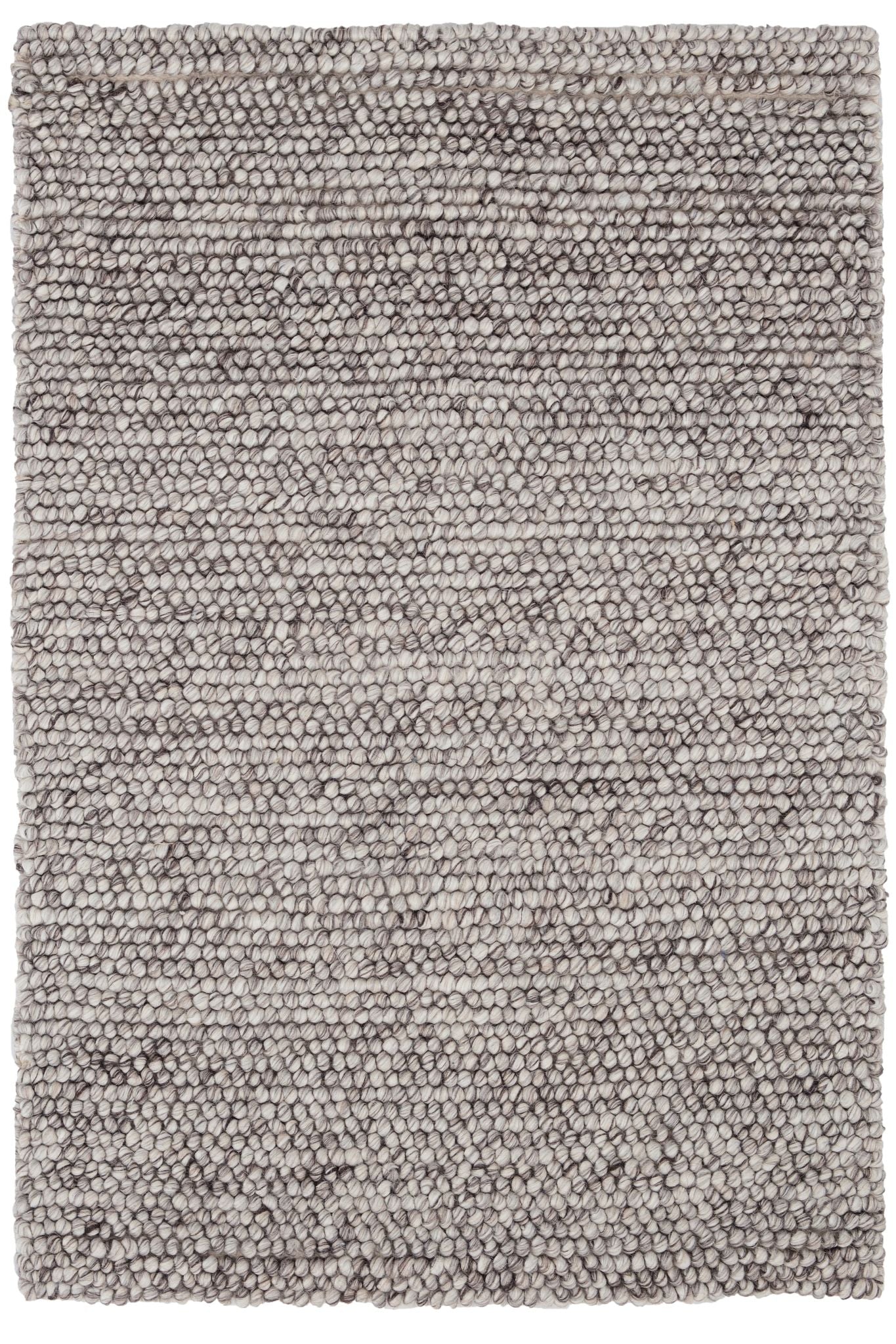 Niels Grey Handwoven Wool/Viscose Rug - DA808 - 10x14