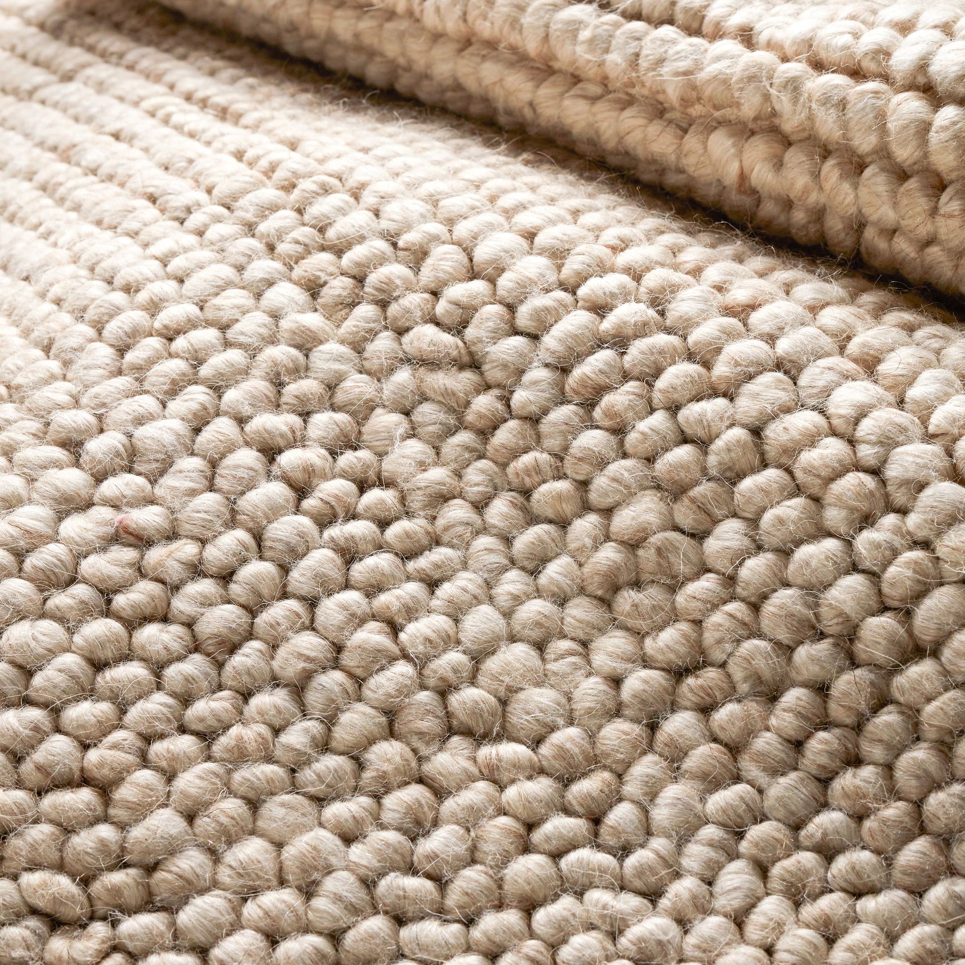 Niels Latte Handwoven Wool/Viscose Rug - DA809 - 10x14