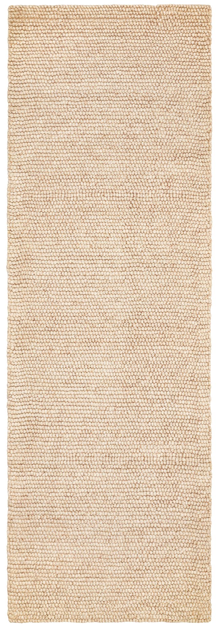 Niels Latte Handwoven Wool/Viscose Rug - DA809 - Runner-2.5x8