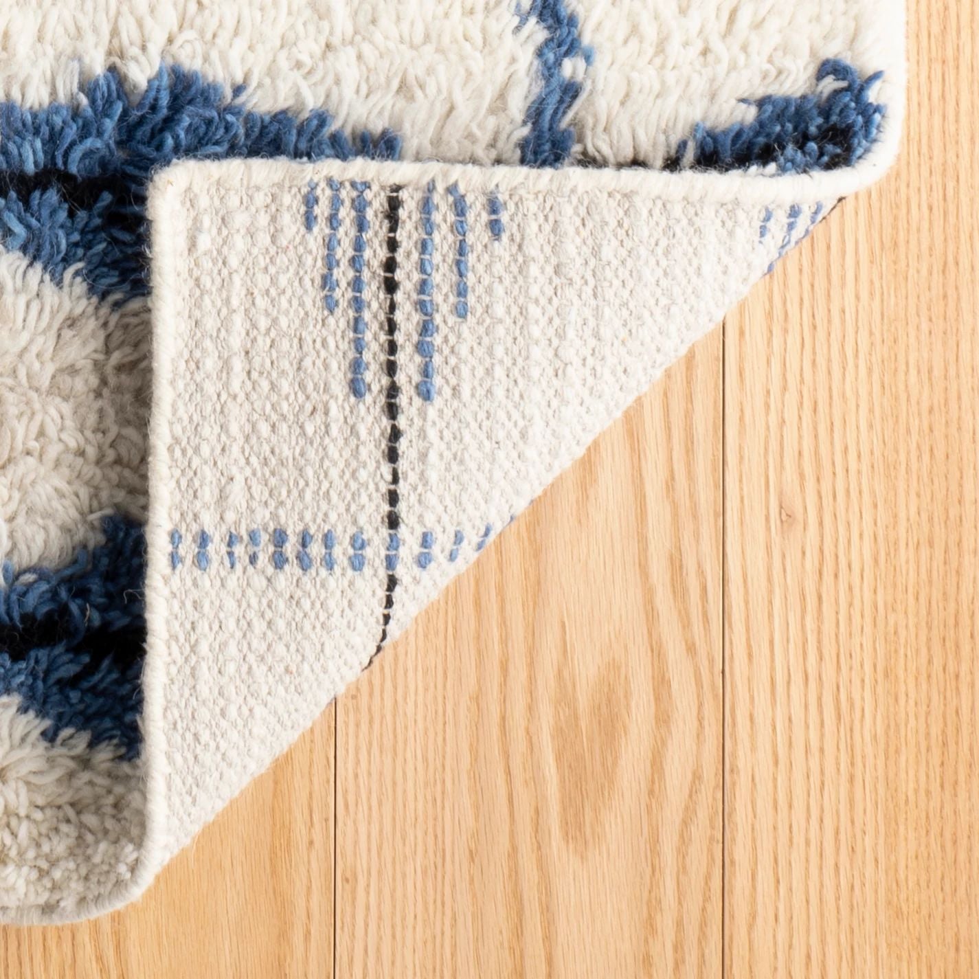 Noma Indigo Handwoven Wool Rug - DA850 - 10x14