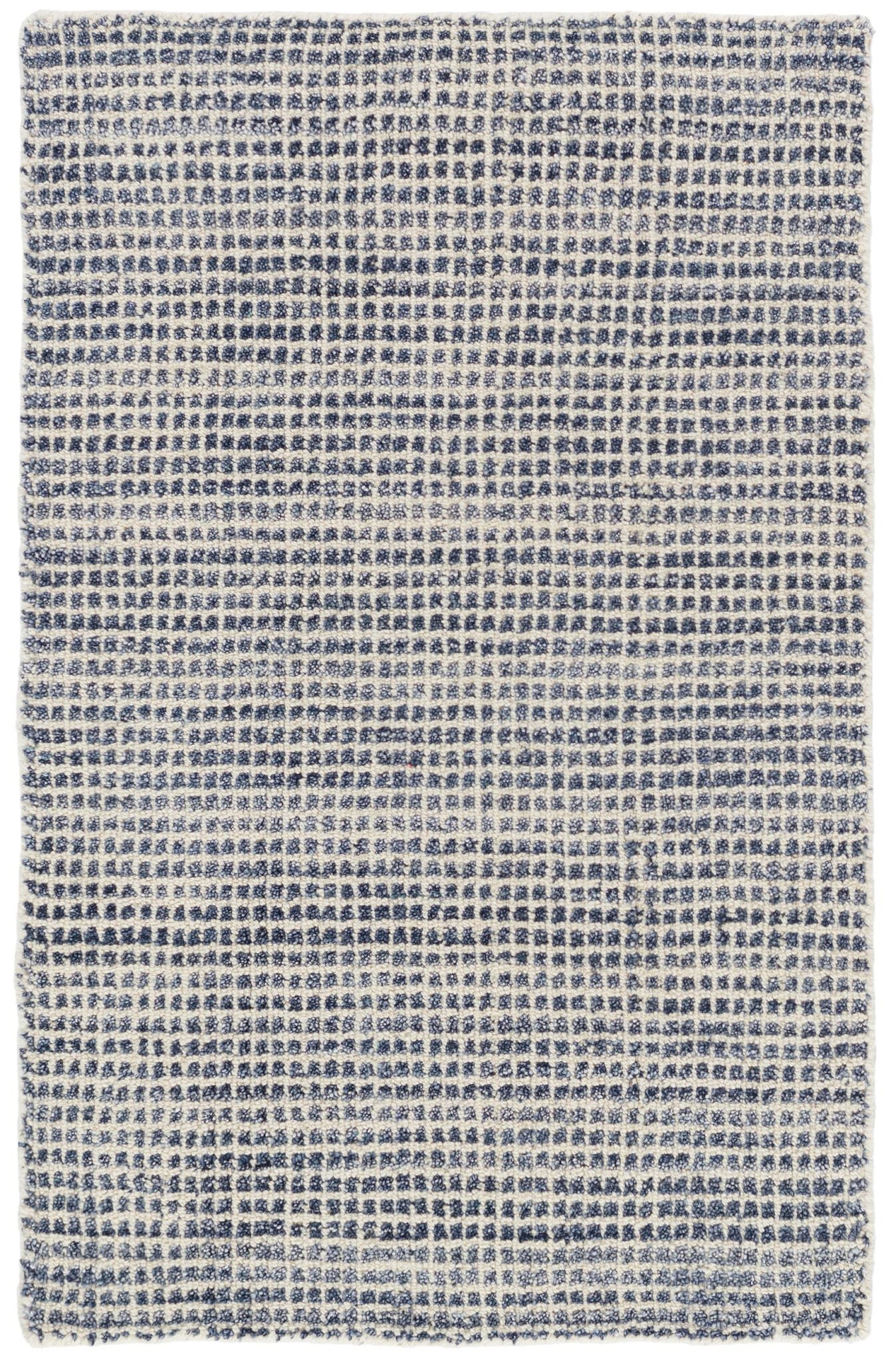 Homer Blue Hand Loom Knotted Wool/Viscose Rug - DA862 - 10x14