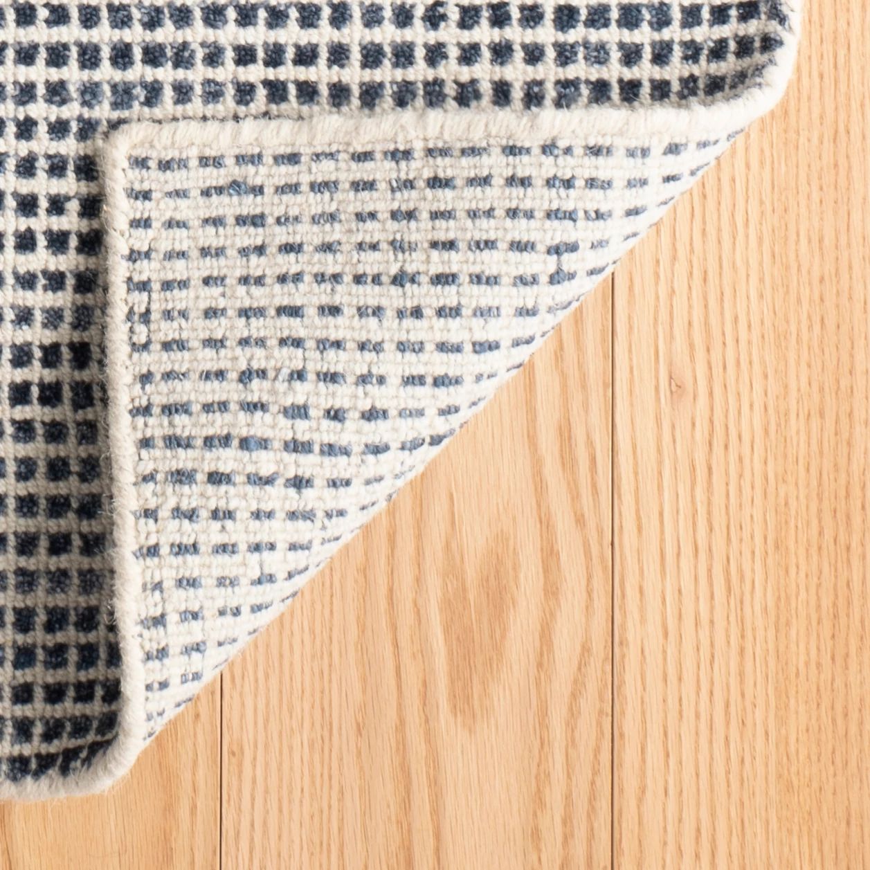 Homer Blue Hand Loom Knotted Wool/Viscose Rug - DA862 - 10x14