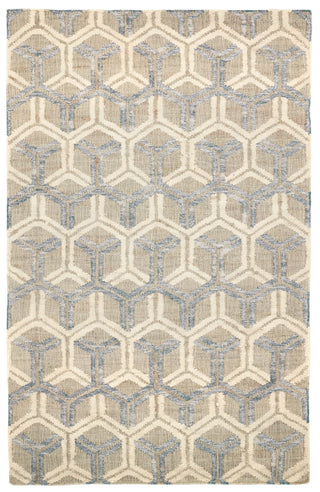 Tala Blue Handwoven Jute Rug - DA896 - 10x14