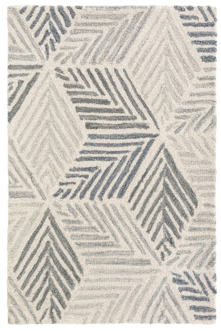 Karari Blue Hand Hooked Wool Rug - DA897 - 10x14