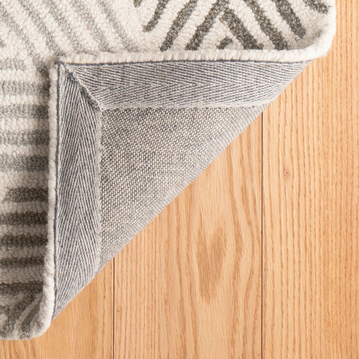 Karari Blue Hand Hooked Wool Rug - DA897 - 10x14